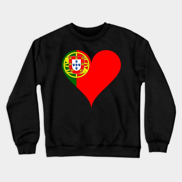 Love Portugal Crewneck Sweatshirt by Azorean1963